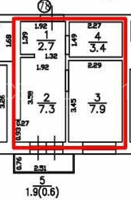 1-комнатная квартира 21.3 м² — Пионерский, Гептнера, дом 17 — фото 15
