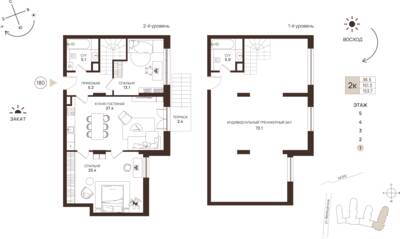 1-комнатная квартира 153,7 м² в ЖК Гостиничный комплекс Русь, Светлогорск — фото 1