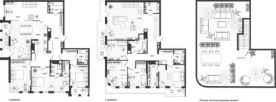 Планировка: 6-комн. 311,01 м² · этаж 5 из 5