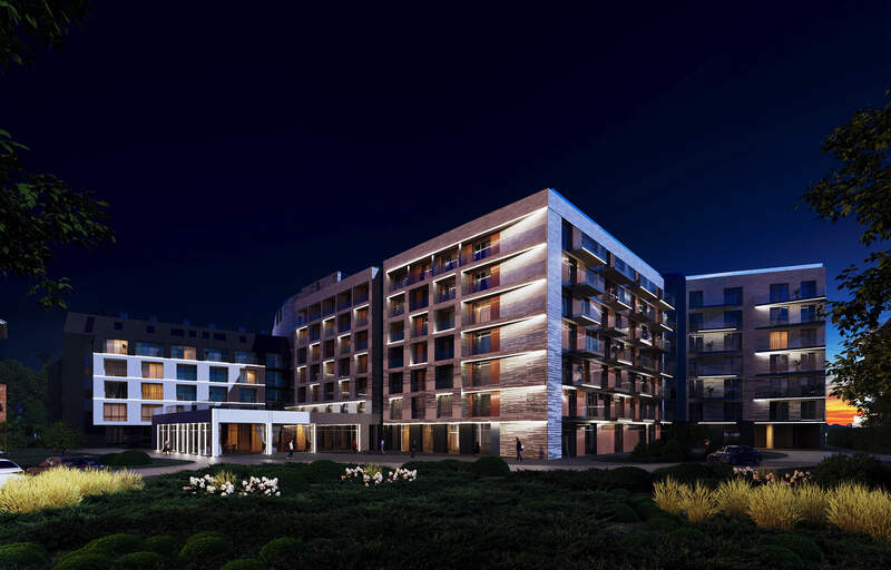 Студия квартира 29,1 м² в ЖК Princesse Royal, Зеленоградск — фото 26